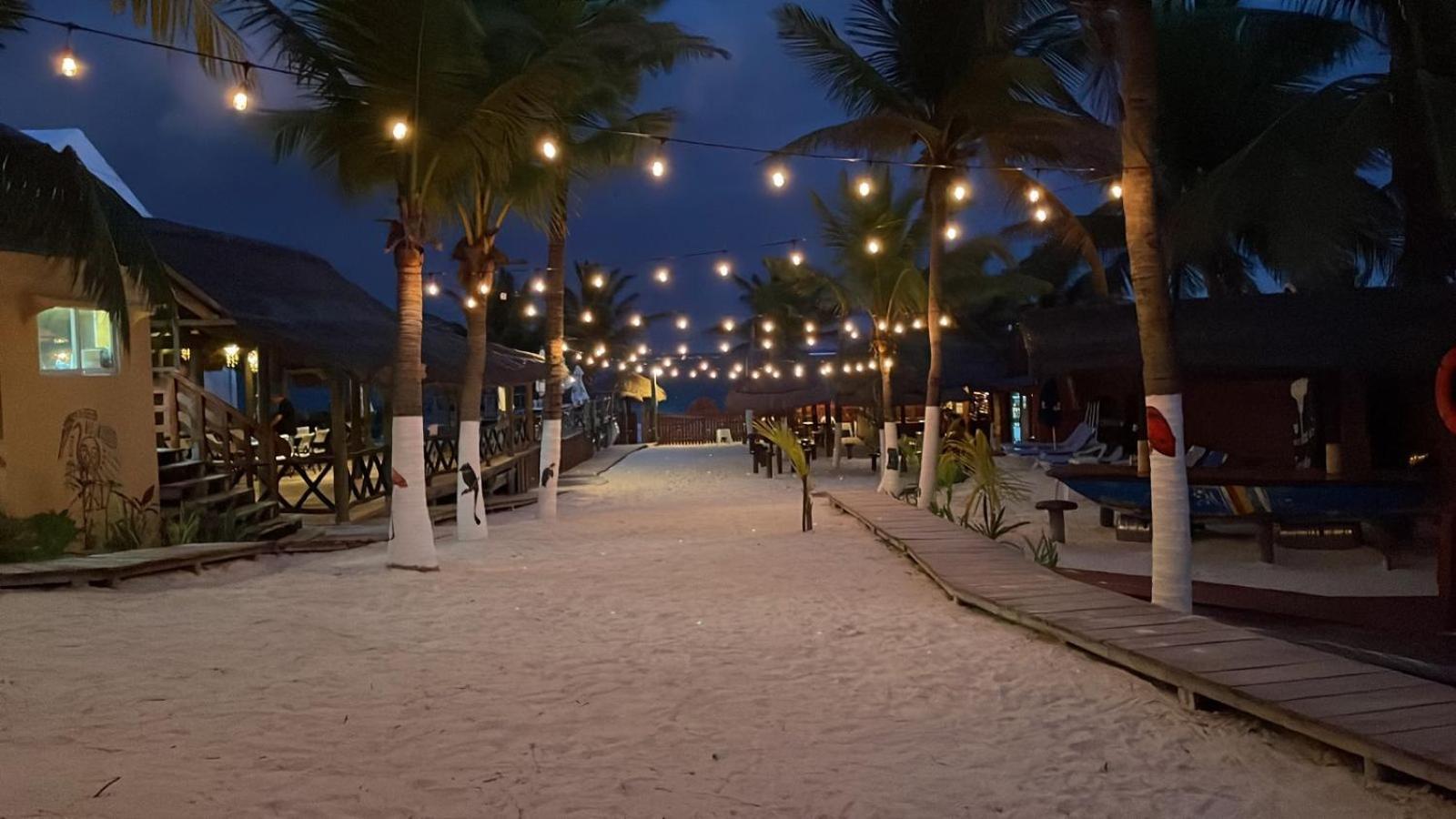 The Diving Lodge Downtown Puerto Morelos Buitenkant foto